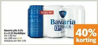 Albert Heijn Bavaria pils aanbieding