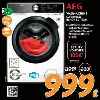 Krëfel Aeg wasmachine l9feb96cb black edition aanbieding