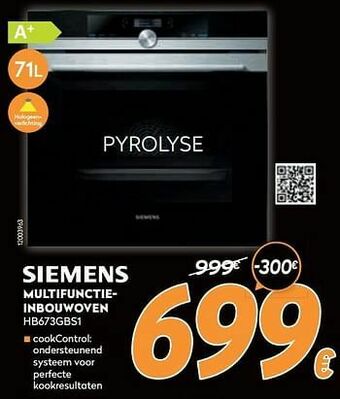 Siemens multifunctieinbouwoven hb673gbs1