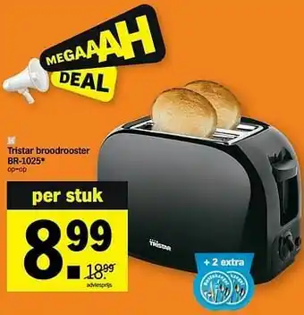 Albert Heijn Tristar broodrooster br-1025 aanbieding