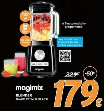 Krëfel Magimix blender 11628b power black aanbieding
