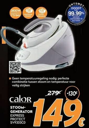 Krëfel Calor stoomgenerator express protect sv9203c0 aanbieding