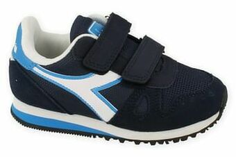 Berca Shoes Diadora Velcroschoen Jongens Simple Run Maat 28/33 - Blauw aanbieding