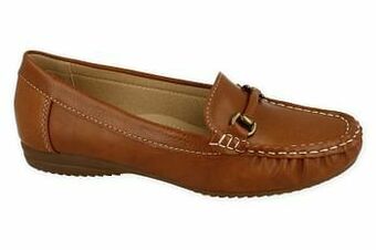Berca Shoes Sun & Shadow Mocassin Dames - Cognac aanbieding