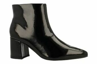 Berca Shoes La Strada Enkellaars Dames Trend Blokhak - Zwart aanbieding