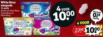 Kruidvat Witte reus waspods aanbieding