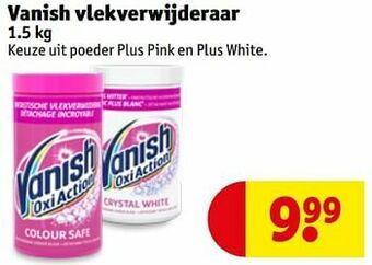 Kruidvat Vanish vlekverwijderaar aanbieding