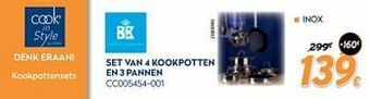 Set van 4 kookpotten en 3 pannen cc005454-001