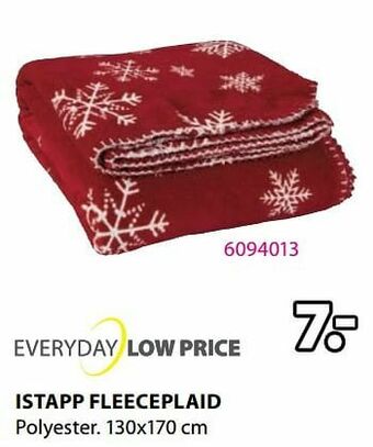 Istapp fleeceplaid