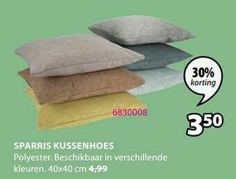 Jysk Sparris kussenhoes aanbieding