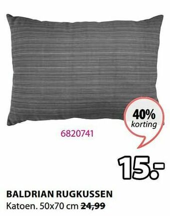 Baldrian rugkussen