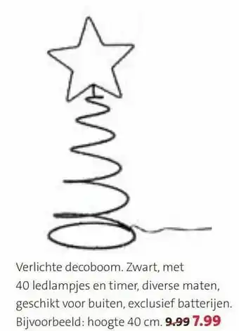 Intratuin Verlichte decoboom aanbieding