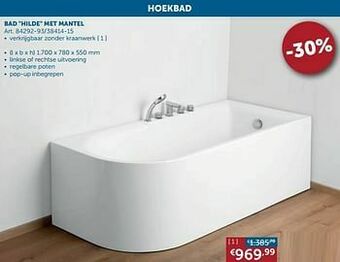 Zelfbouwmarkt Bad hilde met mantel aanbieding