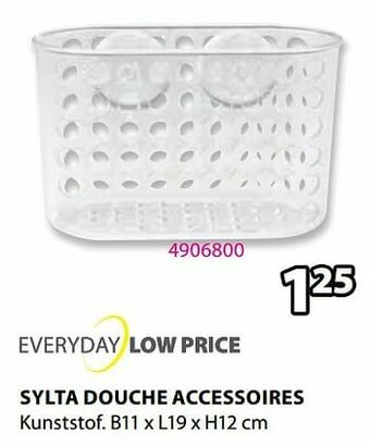 Jysk Sylta douche accessoires aanbieding