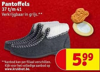 Kruidvat Pantoffels aanbieding