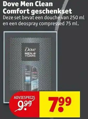 Kruidvat Dove men clean comfort geschenkset aanbieding