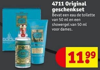 Kruidvat 4711 original geschenkset aanbieding