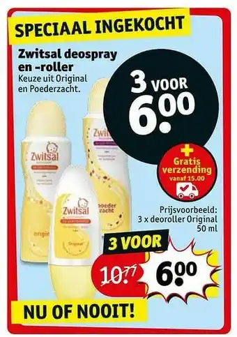 Kruidvat Deoroller original aanbieding