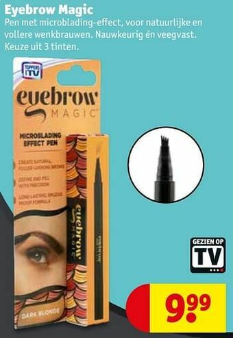 Kruidvat Eyebrow magic aanbieding
