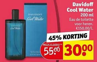 Kruidvat Davidoff cool water edt aanbieding