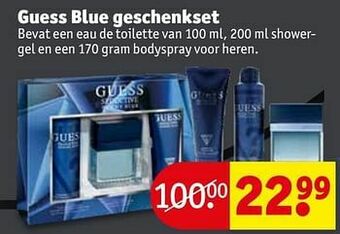 Guess blue geschenkset