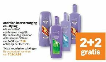 Albert Heijn Iedere dag shampoo aanbieding