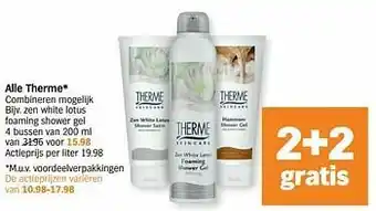 Zen white lotus foaming shower gel