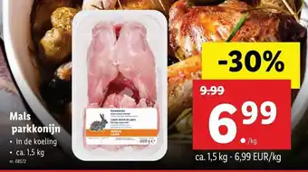 Lidl Mals parkkonijn 1.5kg aanbieding