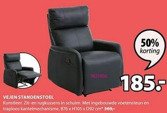 Jysk Vejen standenstoel aanbieding
