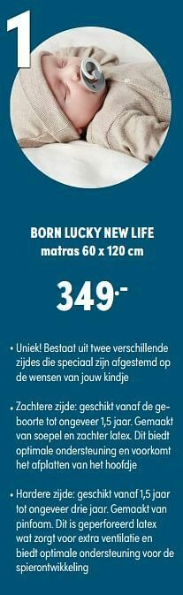 Baby & Tiener Born lucky new life matras aanbieding