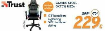 Krëfel Gaming stoel gxt 716 rizza aanbieding