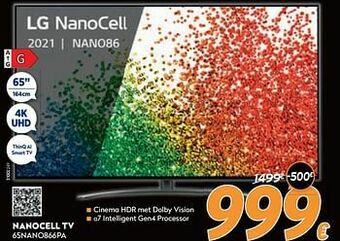 Krëfel Lg nanocell tv 65nano866pa aanbieding