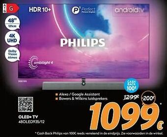 Krëfel Philips oled+ tv 48oled935-12 aanbieding