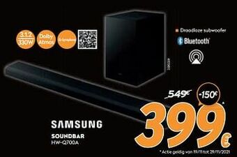 Krëfel Samsung soundbar hw-q700a aanbieding