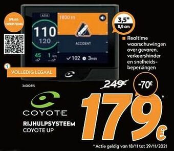 Krëfel Coyote rijhulpsysteem coyote up aanbieding
