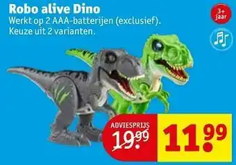 Kruidvat Robo alive dino aanbieding