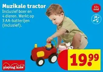 Kruidvat Muzikale tractor aanbieding