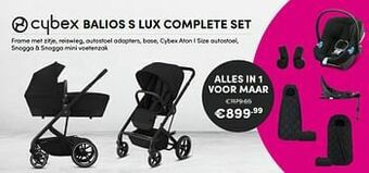 Baby & Tiener Cybex balios s lux complete set aanbieding