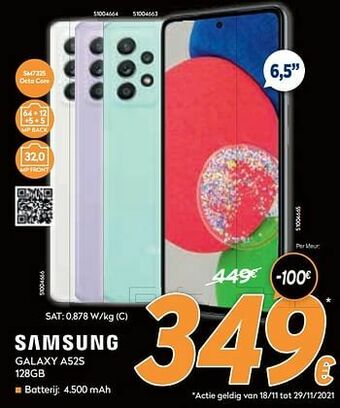 Krëfel Samsung galaxy a52s 128gb aanbieding
