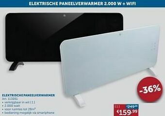Zelfbouwmarkt Elektrische paneelverwarmer aanbieding