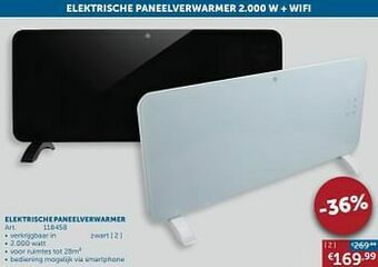Zelfbouwmarkt Elektrische paneelverwarmer aanbieding