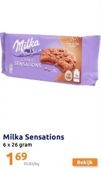 Action Milka sensations aanbieding