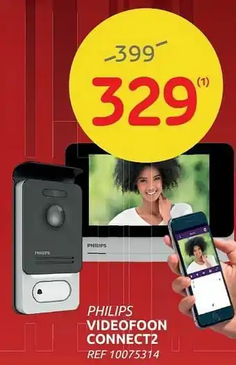 Brico Philips videofoon connect2 aanbieding