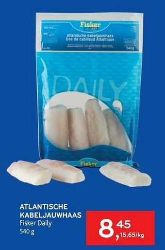 Alvo Atlantische kabeljauwhaas fisker daily aanbieding