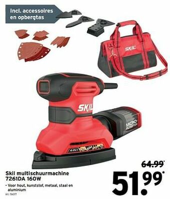 GAMMA Skil multischuurmachine 7261da 160w aanbieding