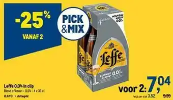Makro Leffe 0,0% aanbieding