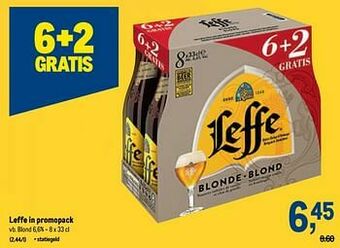 Makro Leffe blond aanbieding