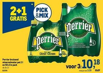 Makro Perrier bruisend mineraalwater aanbieding