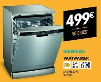 Electro Depot Siemens vaatwasser sn 23hi42ve. aanbieding
