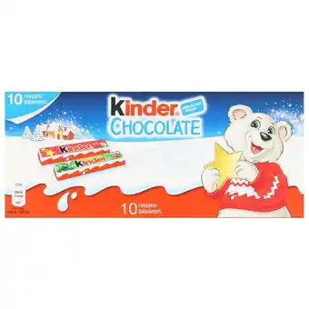 Action Kinder chocolade kerst aanbieding
